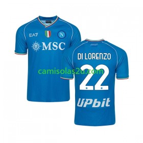 Camisolas de futebol Napoli DI LORENZO 22 Equipamento Principal 2023/24 Manga Curta